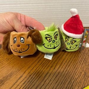 Dr Seuss Santa Grinch & Max beanies